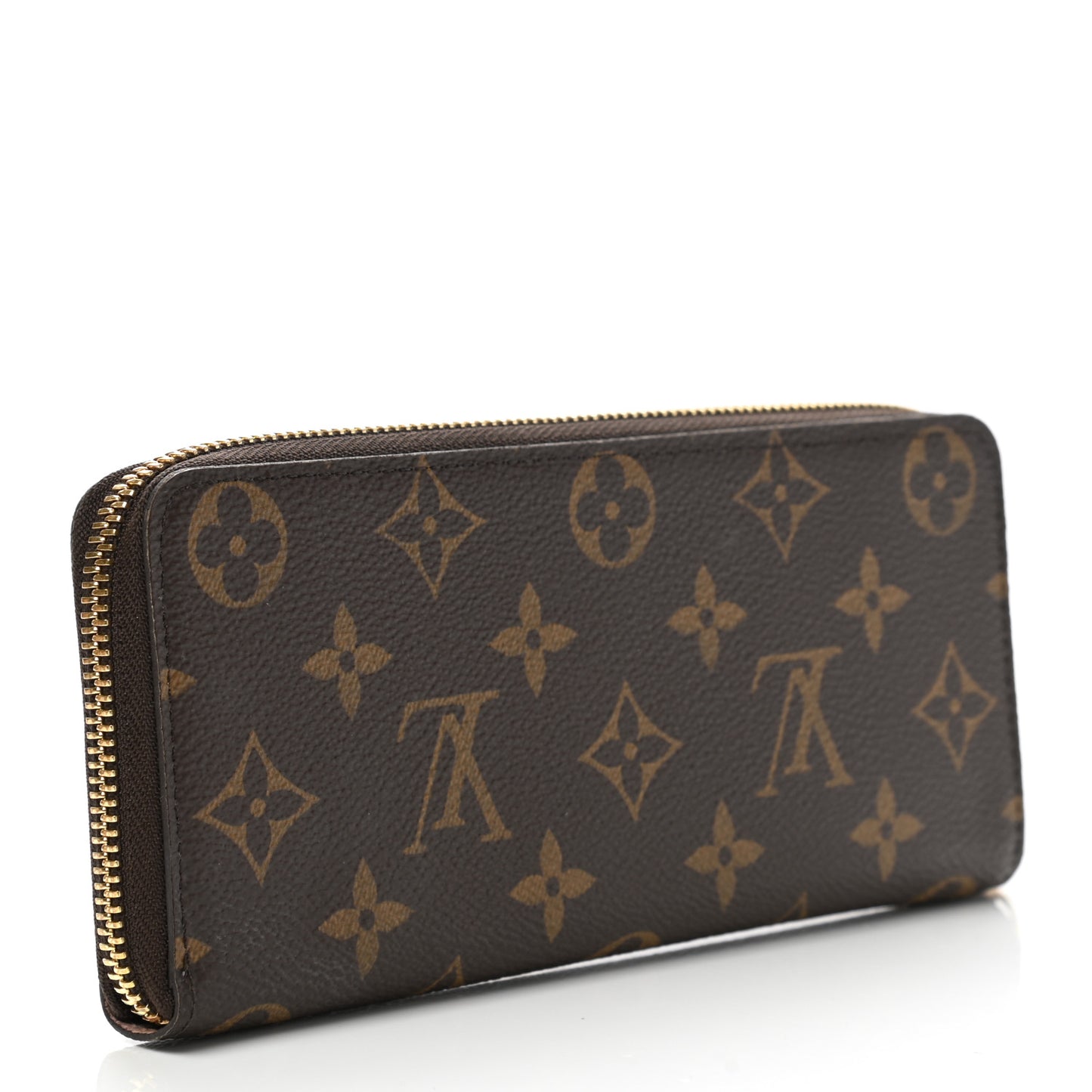 Monogram Clemence Wallet Rose Ballerine