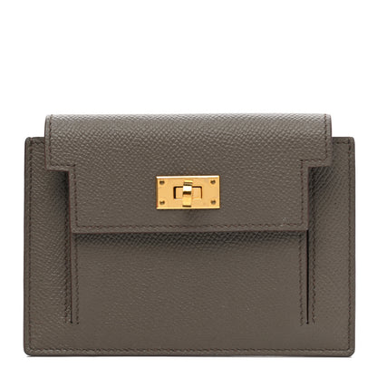 Hermes Epsom Kelly Pocket Compact Wallet Etain 1 of 7