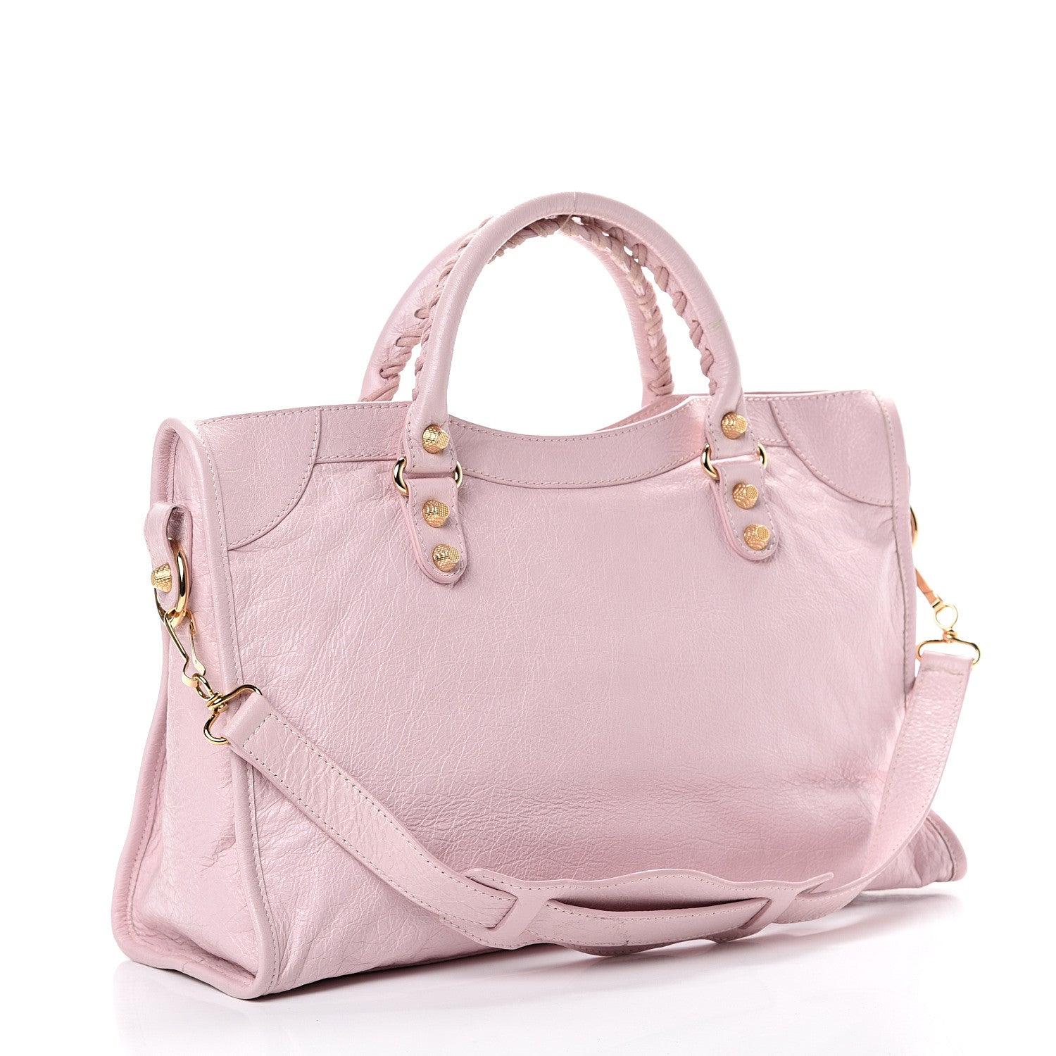 Balenciaga Agneau Giant 12 Gold Hardware City Rose Poudre Rose Petunia 2 of 16