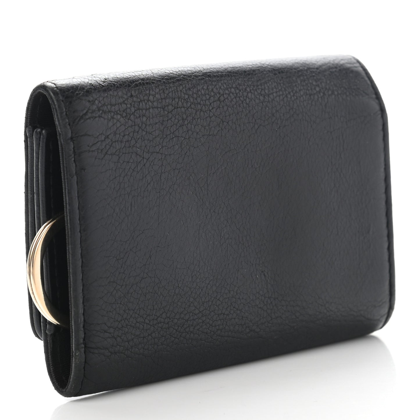 Goatskin CC 4 Key Holder Black