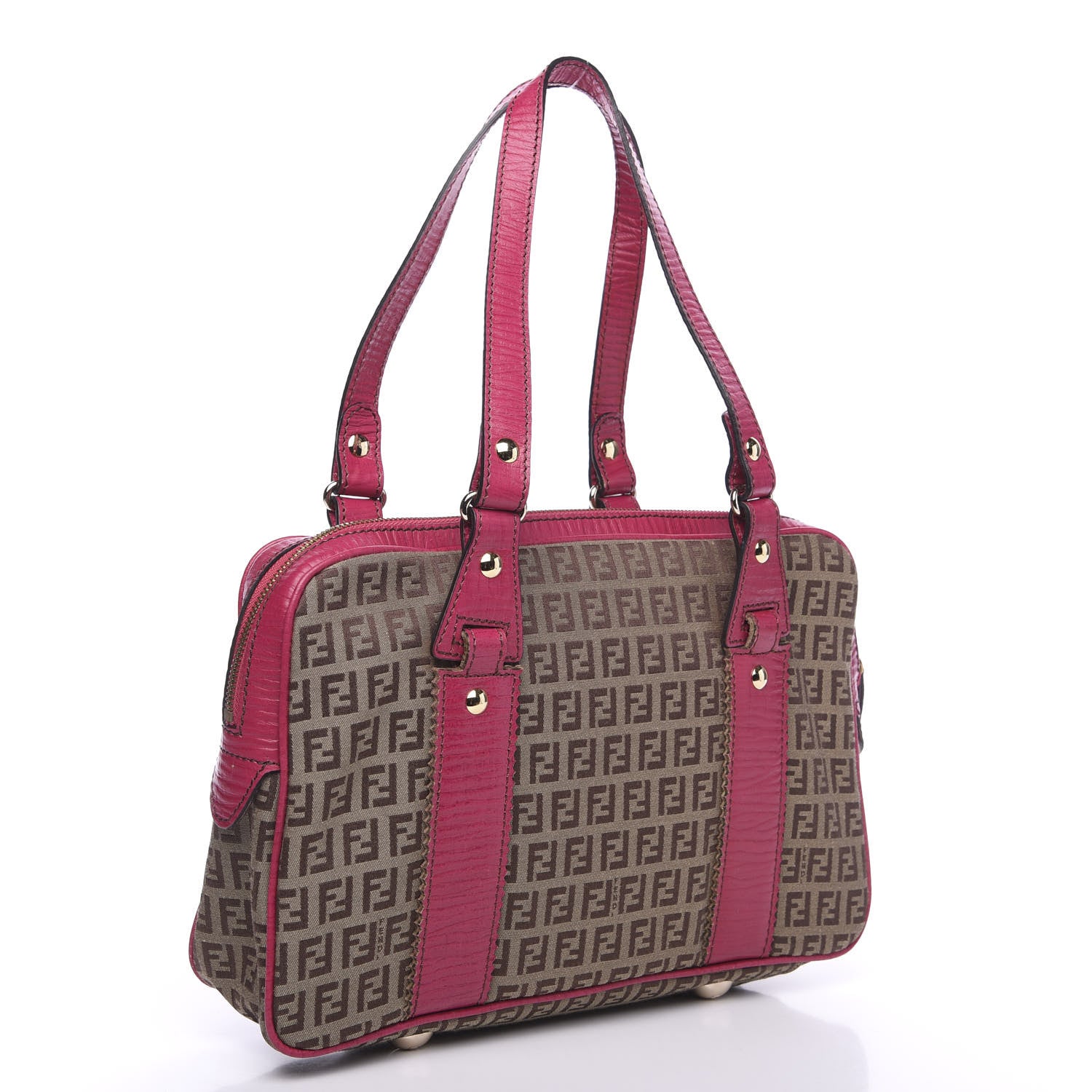 Fendi Zucchino Boston Pink 2 of 12