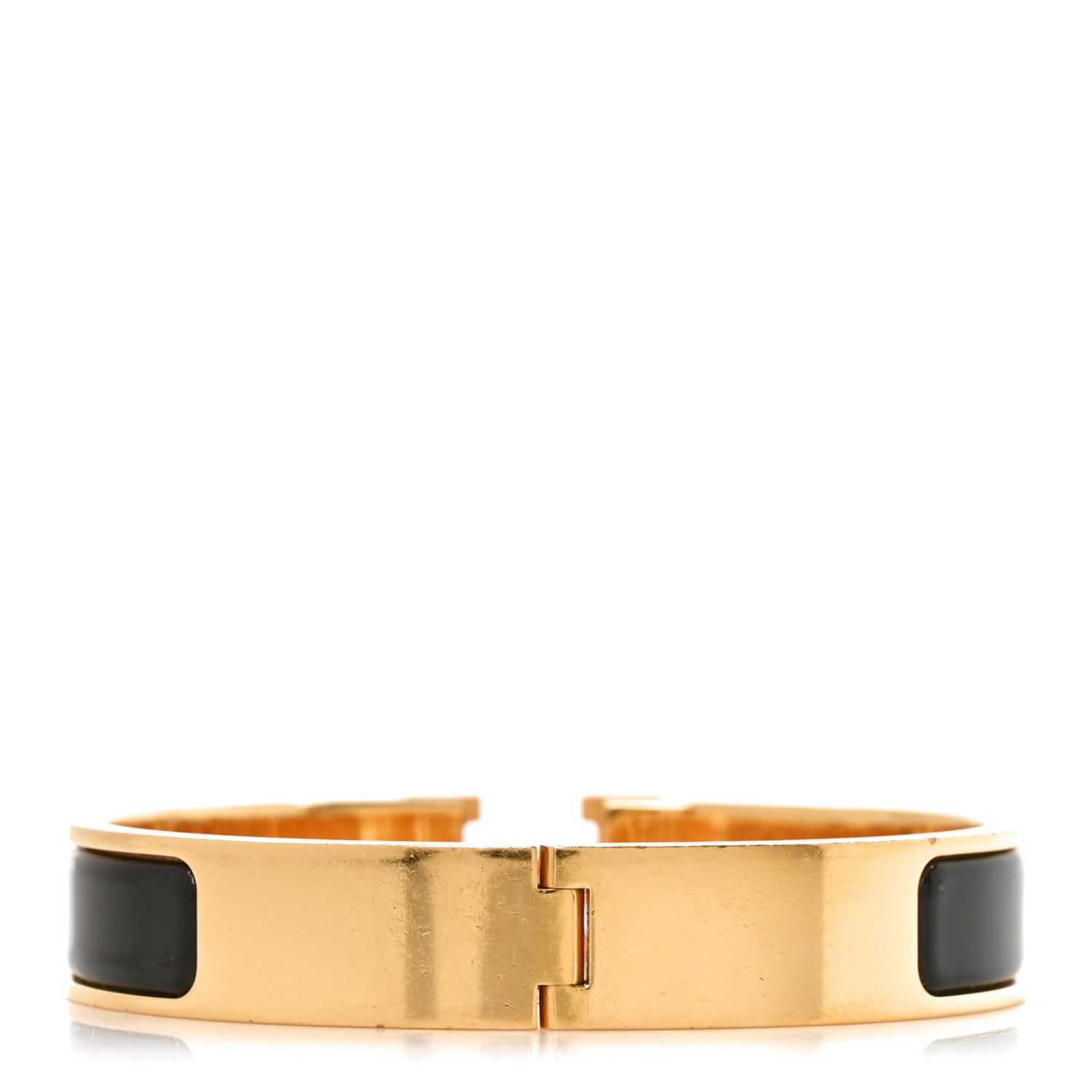 Hermes Enamel Narrow Clic Clac H Bracelet PM Black 3 of 4