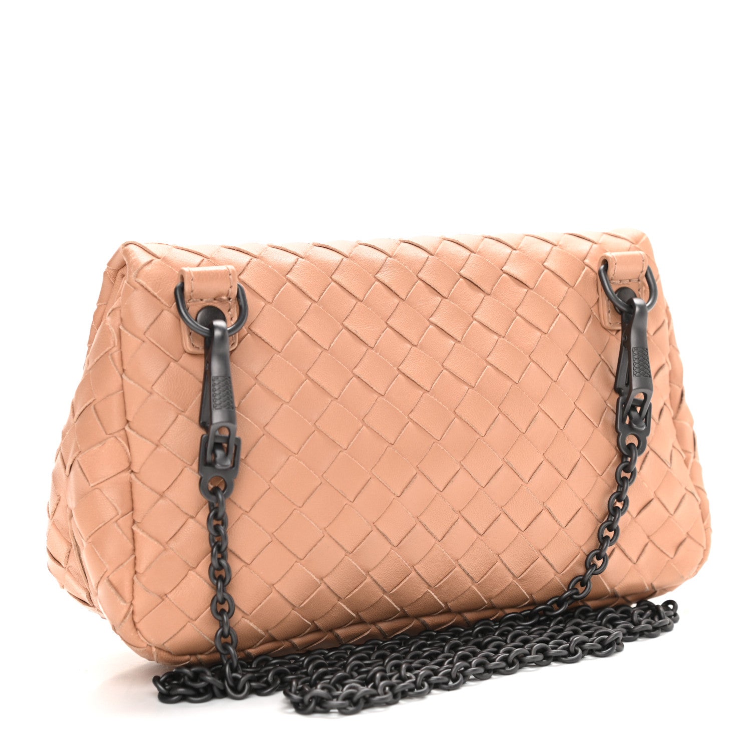 Bottega Veneta Nappa Intrecciato Mini Messenger Bag Mink 3 of 10
