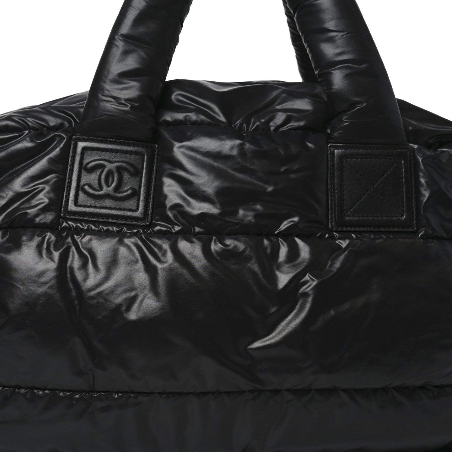 Chanel Nylon Coco Cocoon Large Reversible Tote Black 1847657