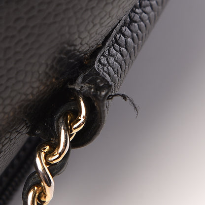 Chanel Caviar Quilted Wallet On Chain WOC Black 18 of 20
