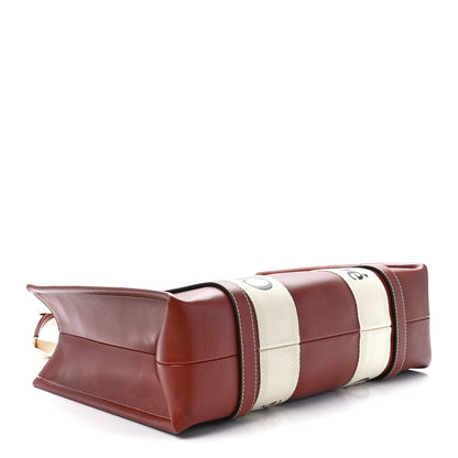 Chloe Calfskin Medium Woody Ribbon Tote Sepia Brown 4 of 12