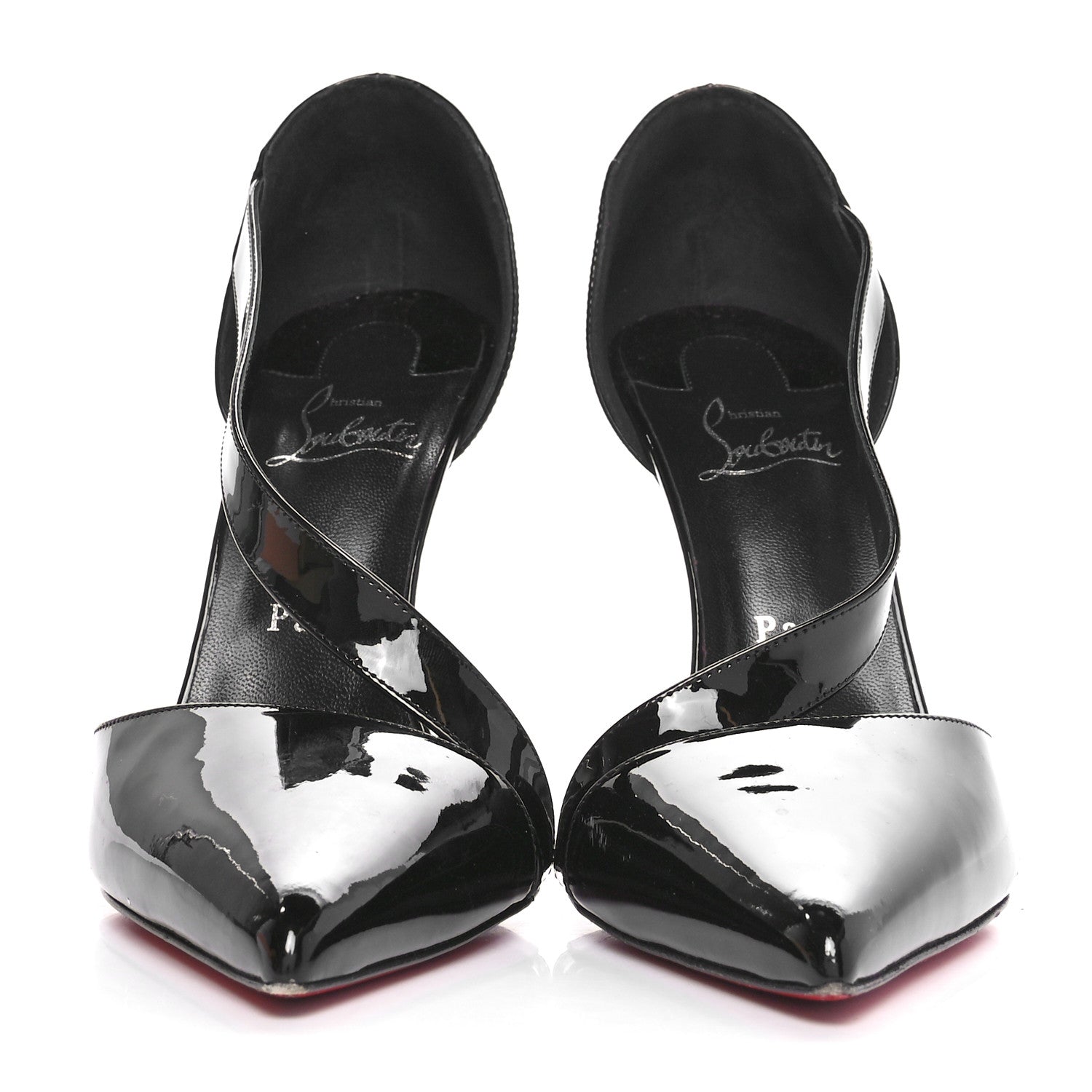 Christian Louboutin Patent Astrid 100 Pumps 39.5 Black 3 of 9