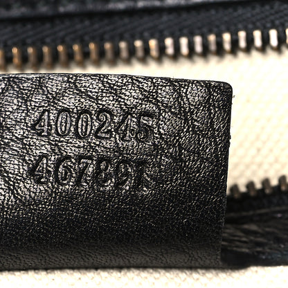 Gucci Calfskin Large GG Marmont Shoulder Bag Black 7 of 12