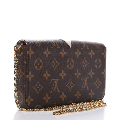 Louis Vuitton Monogram Lovely Birds Pochette Felicie Chain Wallet 3 of 10