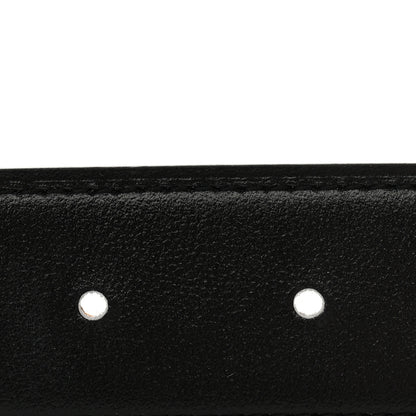 Hermes Box Togo 24mm Mini H Belt 80 32 Black Gold 5 of 6