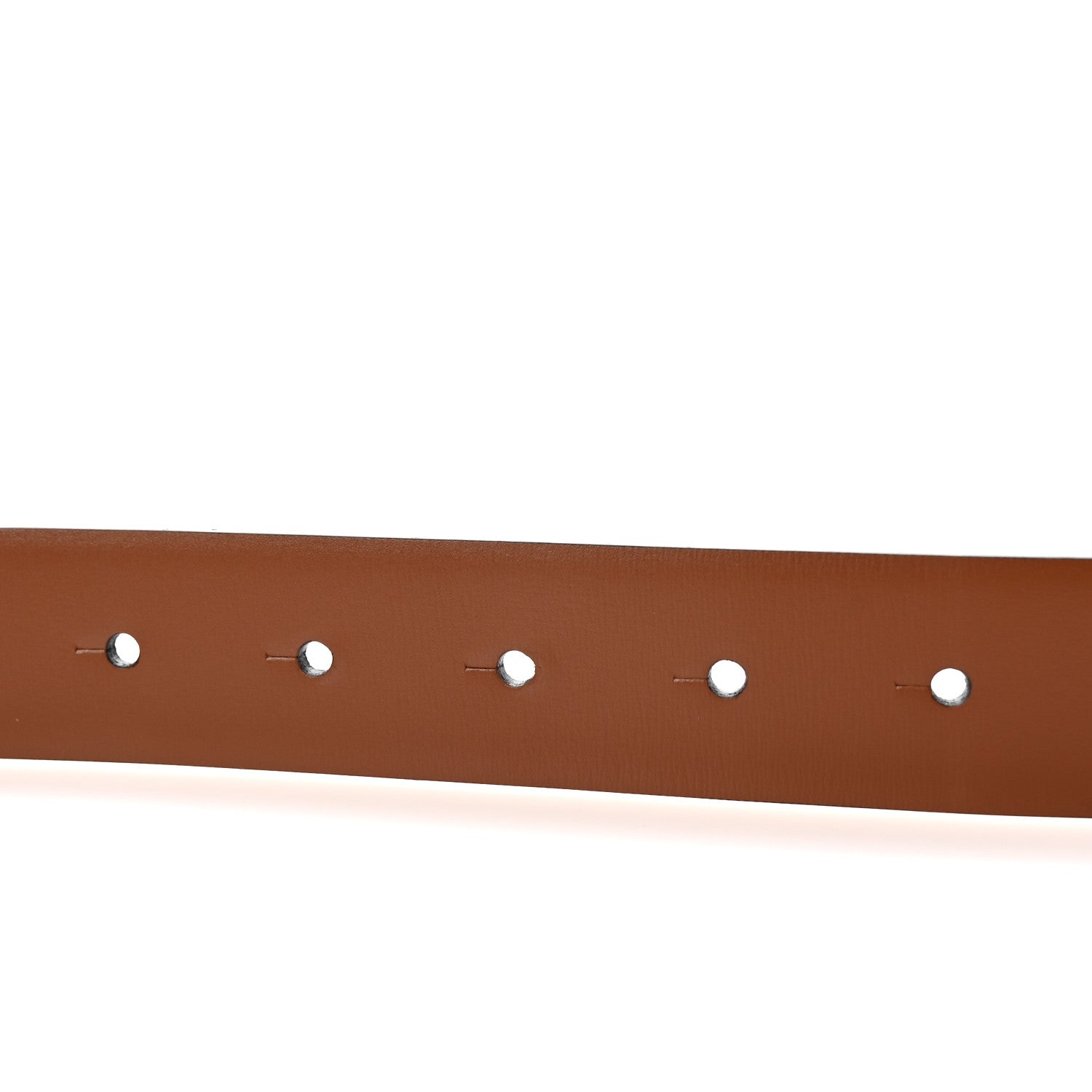 Valentino Garavani Glossy Calfskin VLogo Reversible 30mm Belt 85 34 Saddle Brown Black 4 of 6