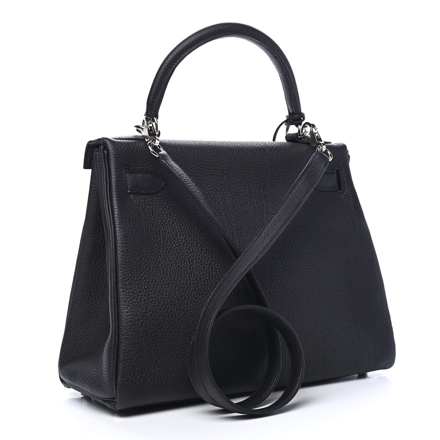 Hermes Togo Kelly Retourne 28 Black 3 of 9