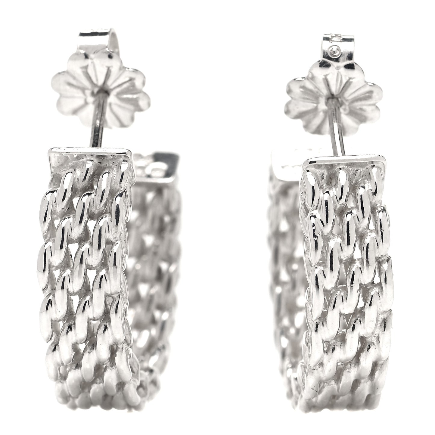 Sterling Silver Small Somerset Hoop Earrings