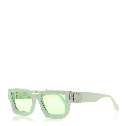 Louis Vuitton Acetate 1.1 Millionaires Sunglasses Z1325W Pale Green 1 of 6