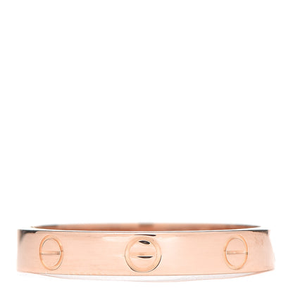 Cartier 18K Pink Gold 3.5mm LOVE Wedding Band Ring 61 9.5 3 of 4