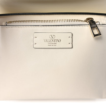 Valentino Garavani Wicker Calfskin Small VSling Top Handle Bag Natural White 6 of 9