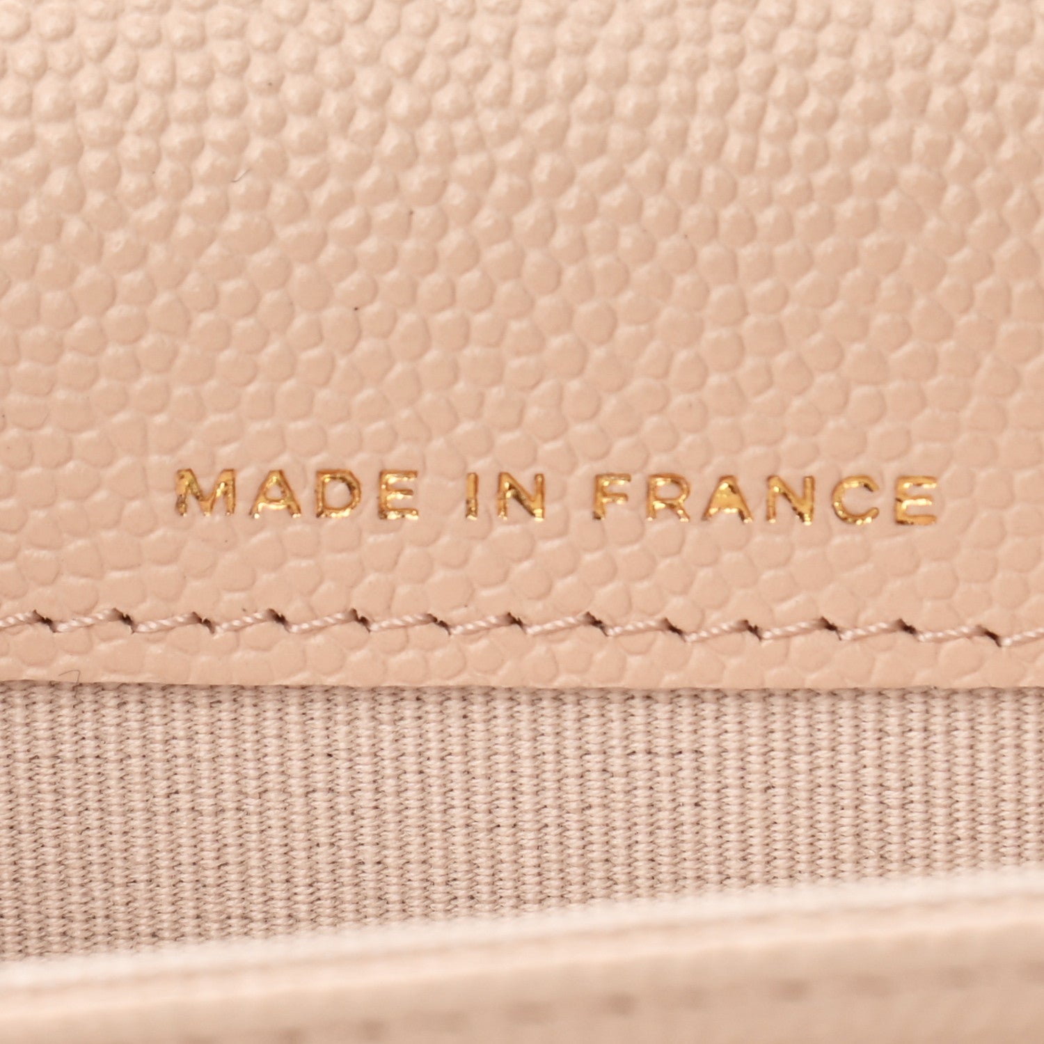 Chanel Caviar Quilted Flap Card Holder Wallet Beige 7 of 8