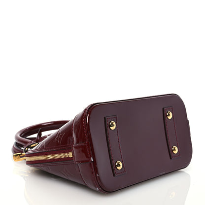 Louis Vuitton Vernis Alma BB Griotte 4 of 18