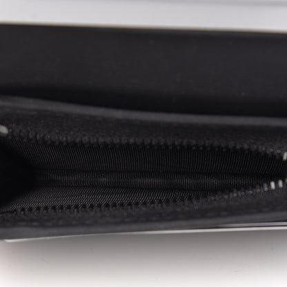 Christian Dior Ultra Matte Calfskin Saddle Card Holder Black 6 of 8