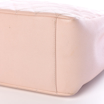 Chanel Caviar Quilted Grand Shopping Tote GST Light Pink 6 of 12