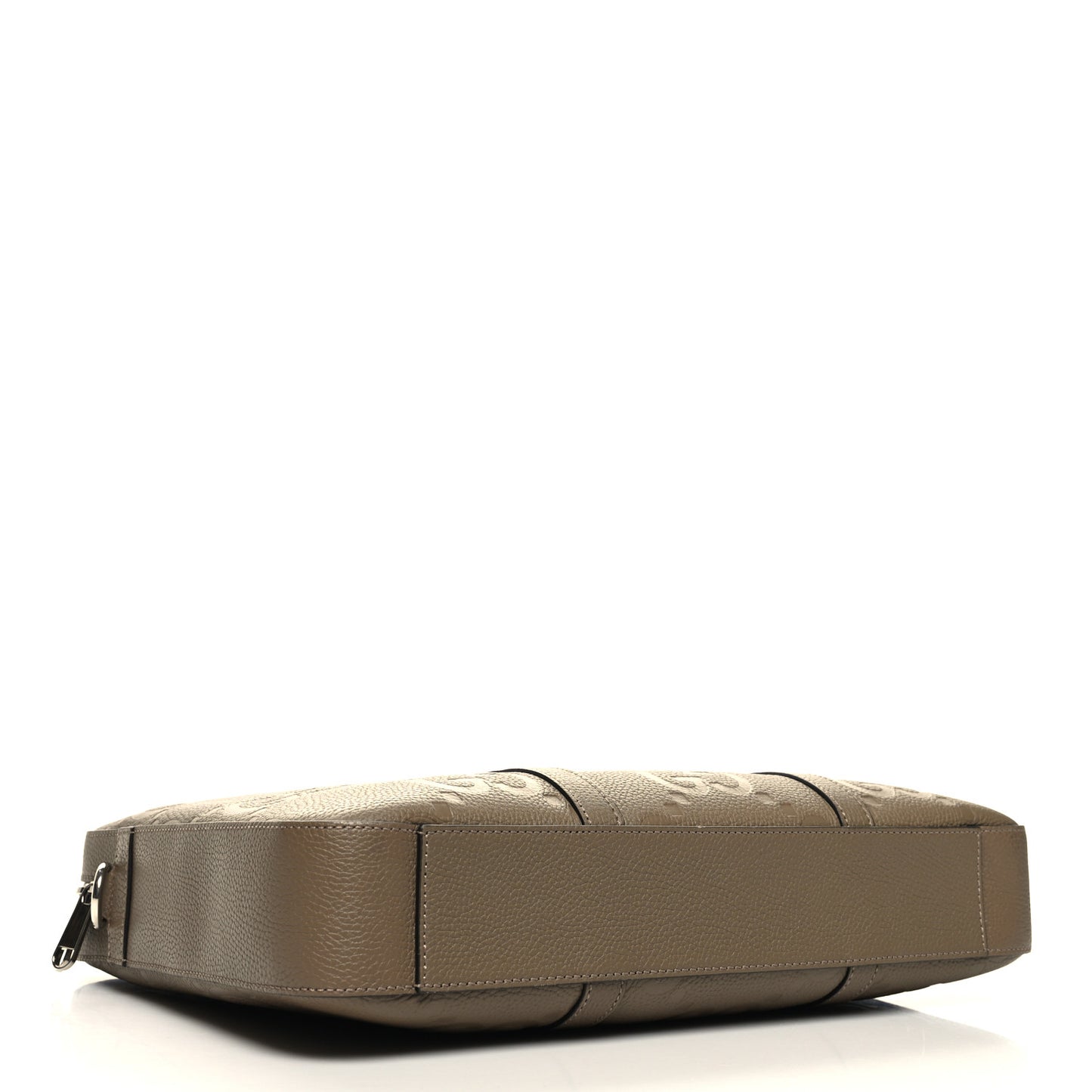 Piuma Calfskin Jumbo GG Embossed Briefcase Good Taupe