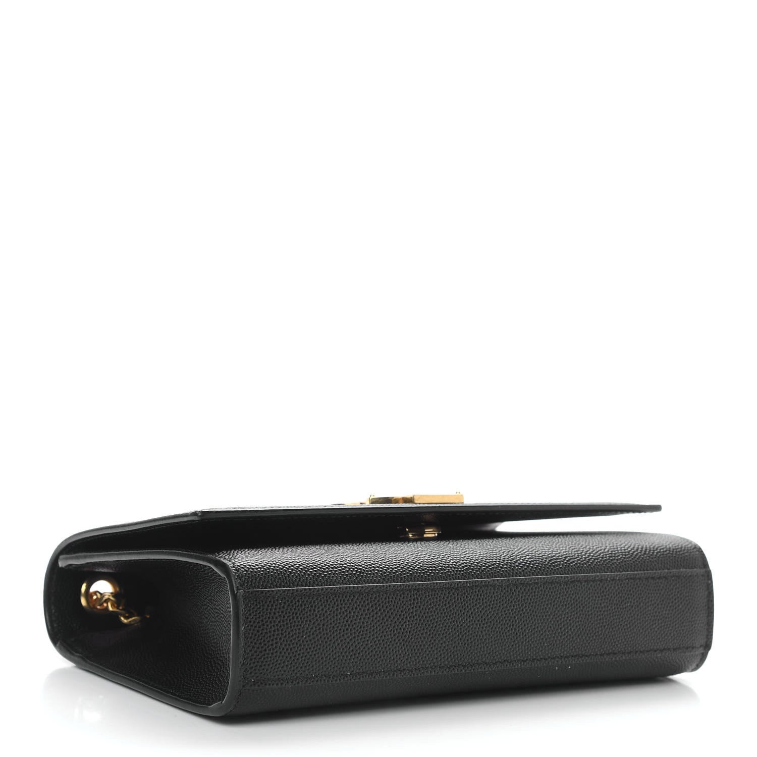 Saint Laurent Grain De Poudre Small Monogram Kate Satchel Black 4 of 8