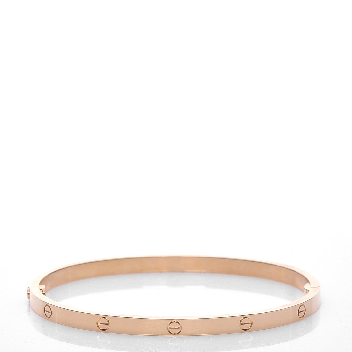18K Yellow Gold Small LOVE Bracelet 17