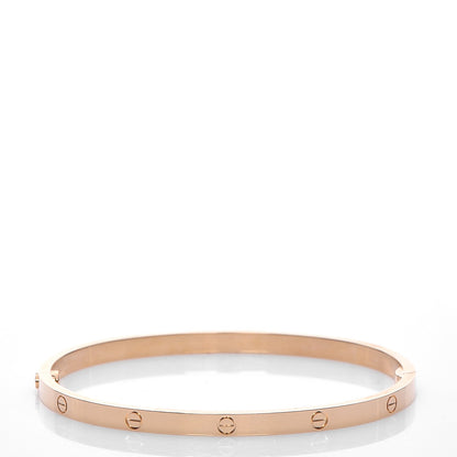 Cartier 18K Yellow Gold Small LOVE Bracelet 17 3 of 10