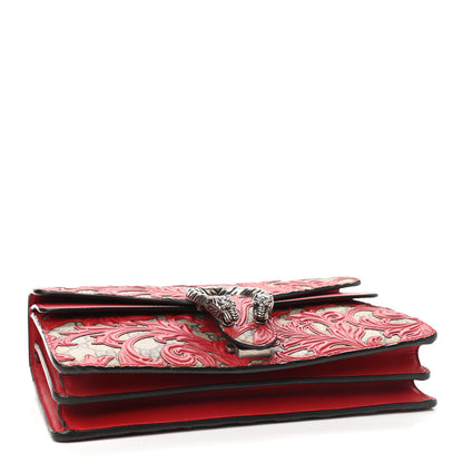 Gucci GG Supreme Monogram Arabesque Small Dionysus Shoulder Bag Hibiscus Red 5 of 10