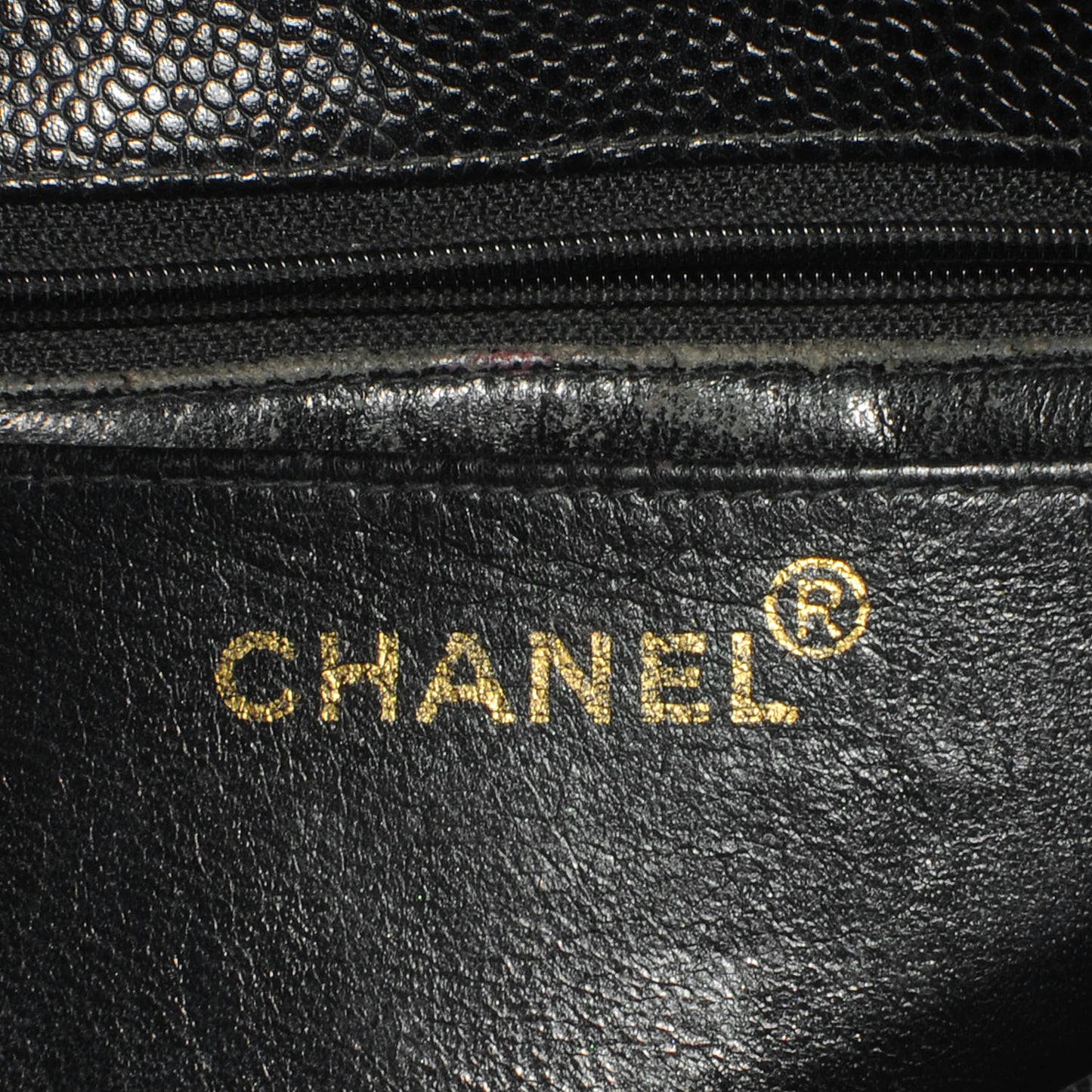 Caviar Quilted Mini Flap Black