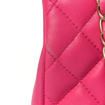Chanel Lambskin Quilted Medium Mademoiselle Chic Flap Pink 11 of 12