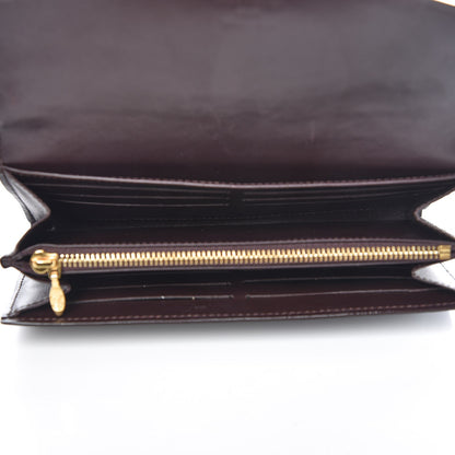 Louis Vuitton Vernis Sarah Wallet NM Amarante 5 of 8