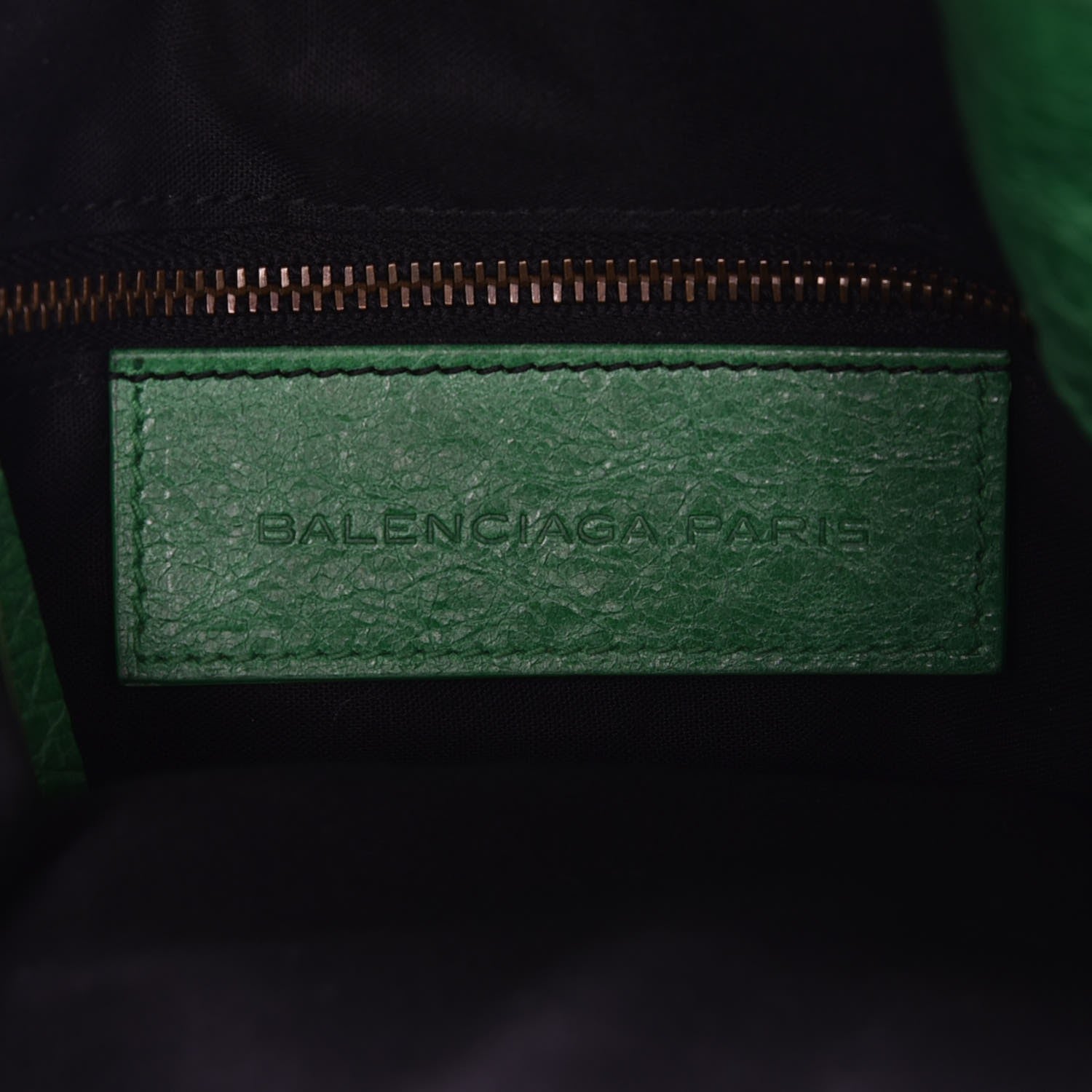 Balenciaga Agneau Classic Hardware Mini Pompon Vert Poker 7 of 11