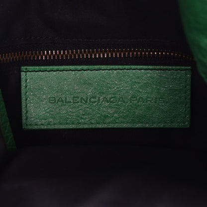Balenciaga Agneau Classic Hardware Mini Pompon Vert Poker 7 of 11