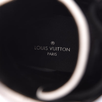 Louis Vuitton Calfskin Technical Nylon Laureate Platform Desert Boot 37.5 Black White 7 of 9