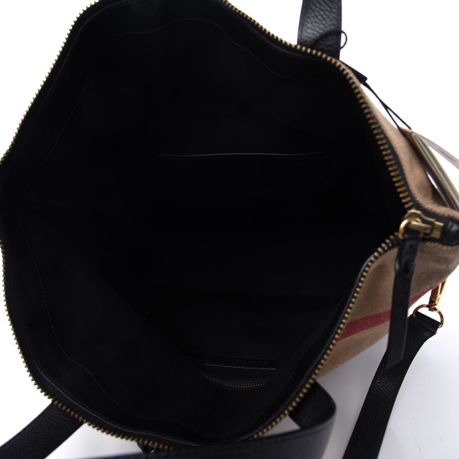 Burberry Canvas Check Armley Folding Messenger Black 5 of 9