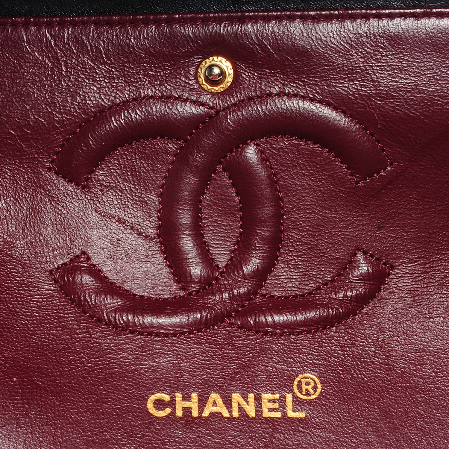 Chanel Lambskin Quilted Medium Double Flap Navy 5 of 8