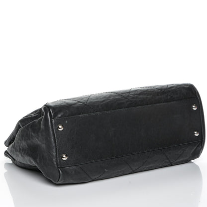 Chanel Calfskin Quilted Large Hamptons Flap Black 4 of 7