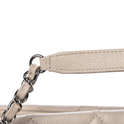 Chanel Caviar Quilted Timeless CC Soft Tote Off White 8 of 13