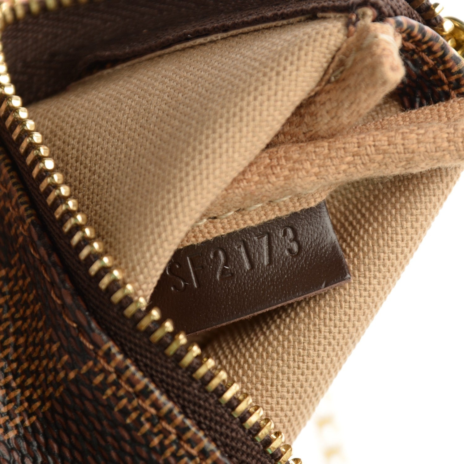 Louis Vuitton Damier Ebene Trunks and Locks Mini Pochette Accessories 7 of 7