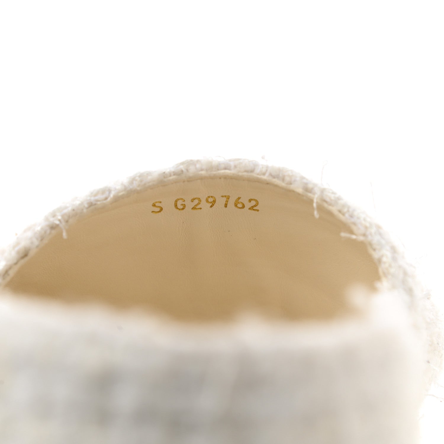 Chanel Tweed Grosgrain CC Espadrilles 41 White Black 8 of 8