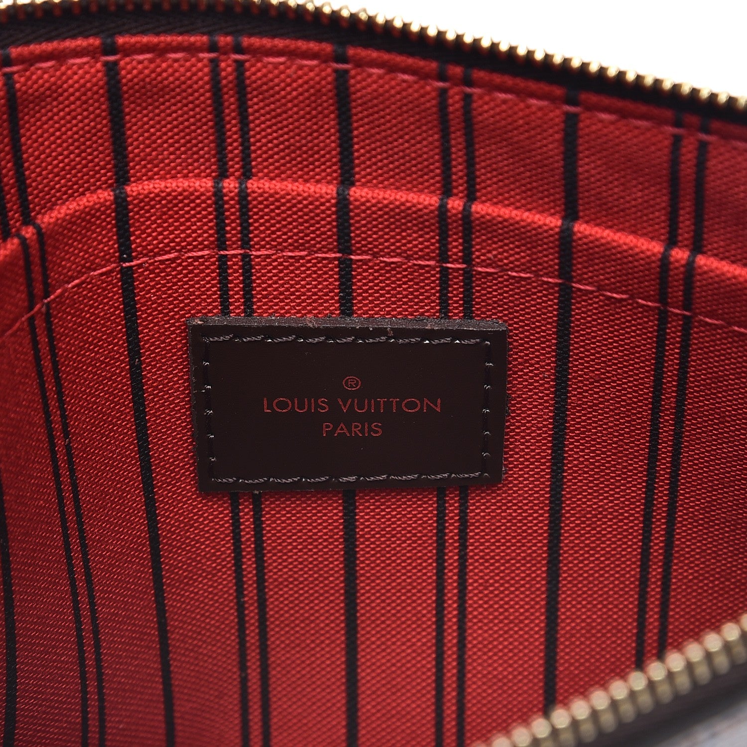 Louis Vuitton Damier Ebene Neverfull MM GM Pochette 6 of 8