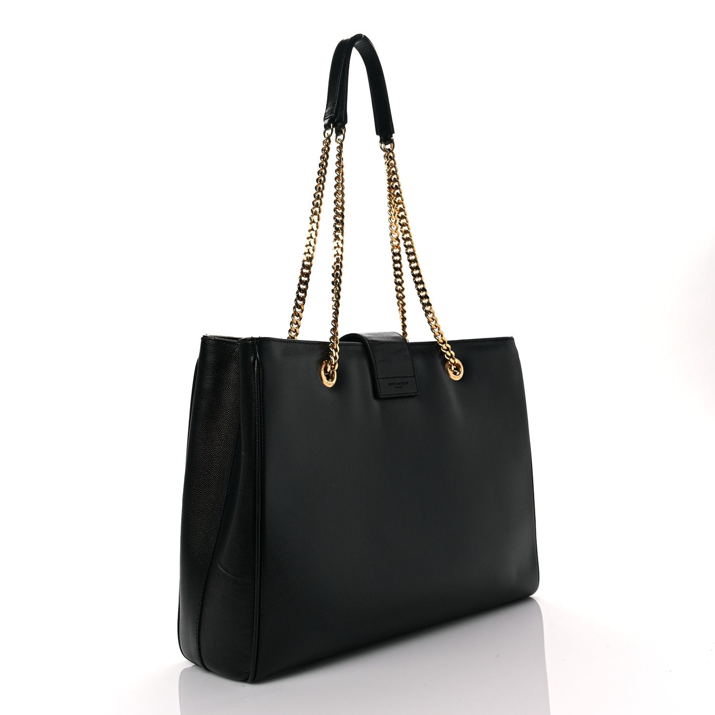 Grain De Poudre Classic Monogram Shopping Bag Black