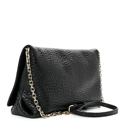 Burberry Signature Grain Small Madison Chain Clutch Black 2 of 10