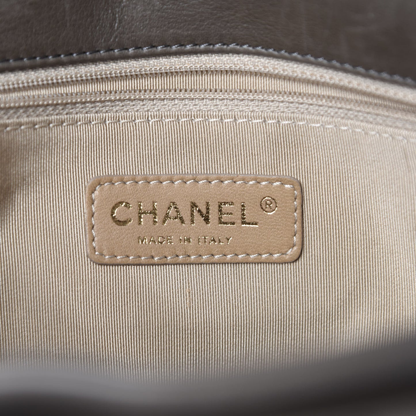 Calfskin Quilted Retro Chain Flap Dark Grey