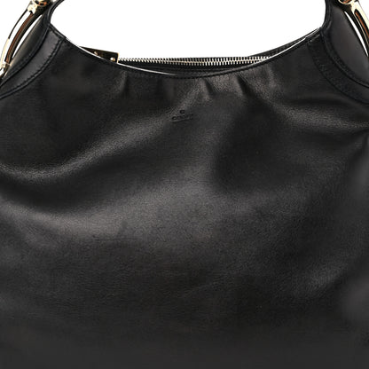 Gucci Calfskin Creole Hobo Black 8 of 10