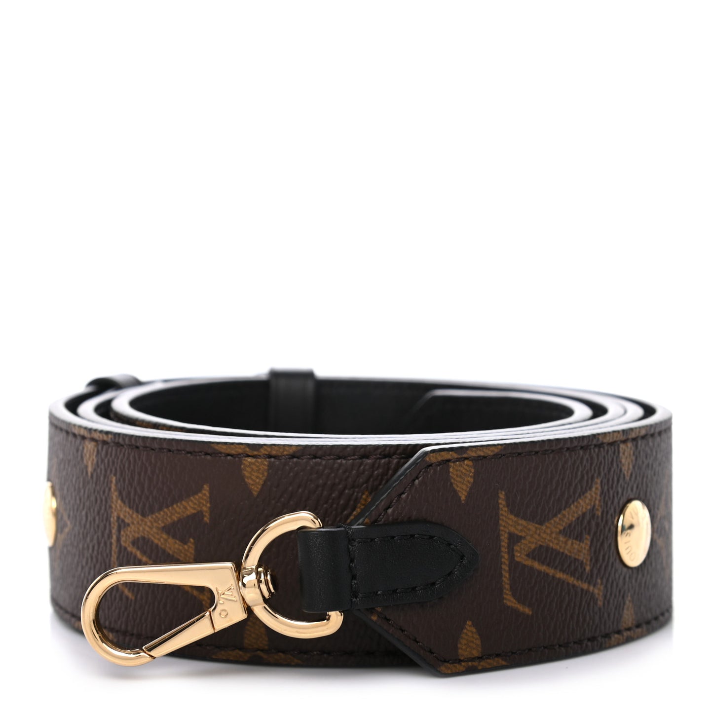 Monogram Adjustable Bandouliere Shoulder Strap Black