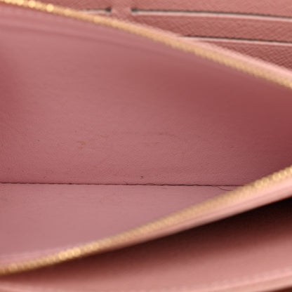 Louis Vuitton Damier Azur Zippy Wallet Rose Ballerine 8 of 8