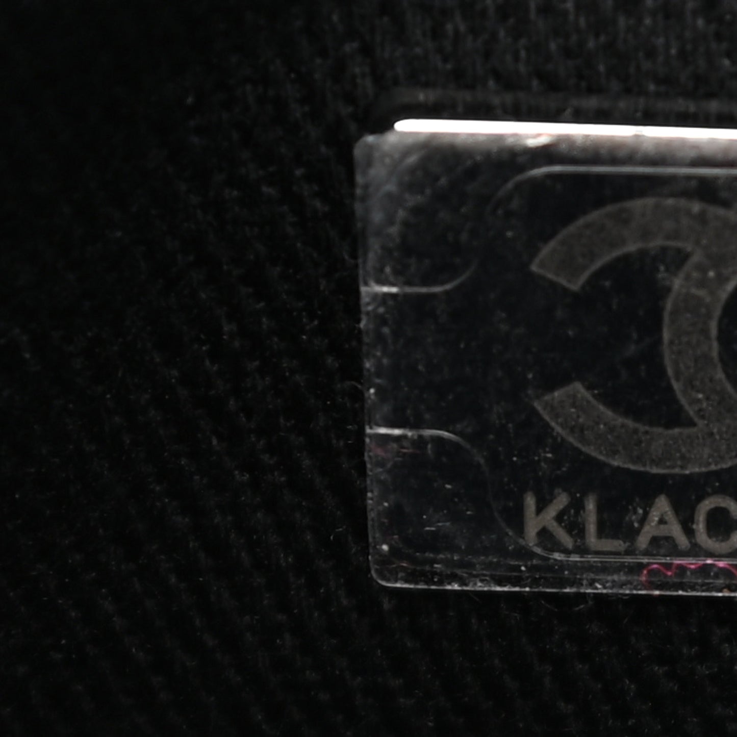 Mixed Fibers Calfskin Medium Deauville Tote Black