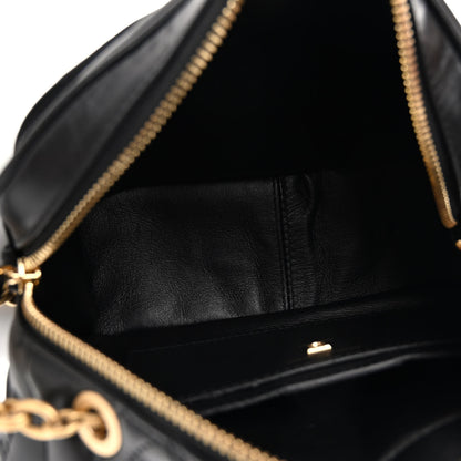 Salvatore Ferragamo Calfskin Quilted Gancini Camera Bag Black 5 of 10